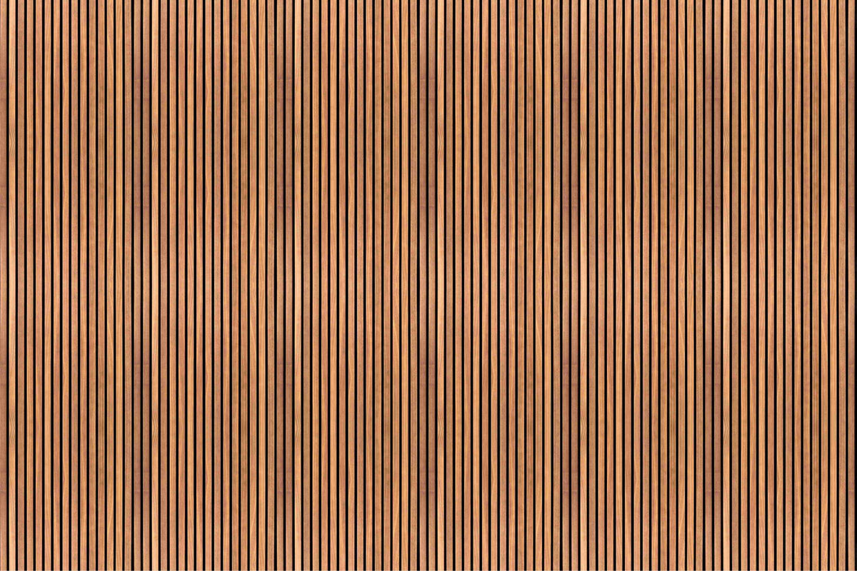 Modern Vertical Wood Panel Wall Mural in your room — zoomed