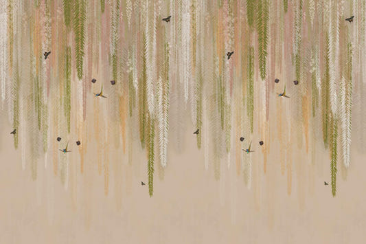 Hanging Wisteria Wallpaper Mural