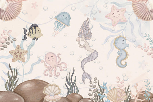 Aquatic Playland Wall Mural