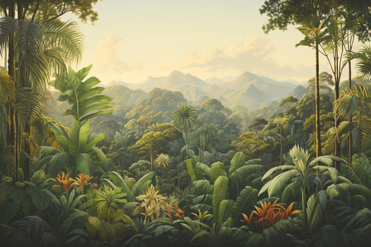 Tropical Rainforest Wallpaper Mural