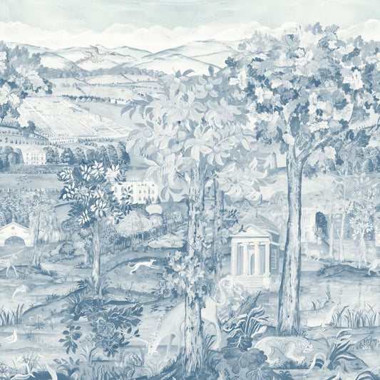 Zoffany Blue Wallpaper Mural