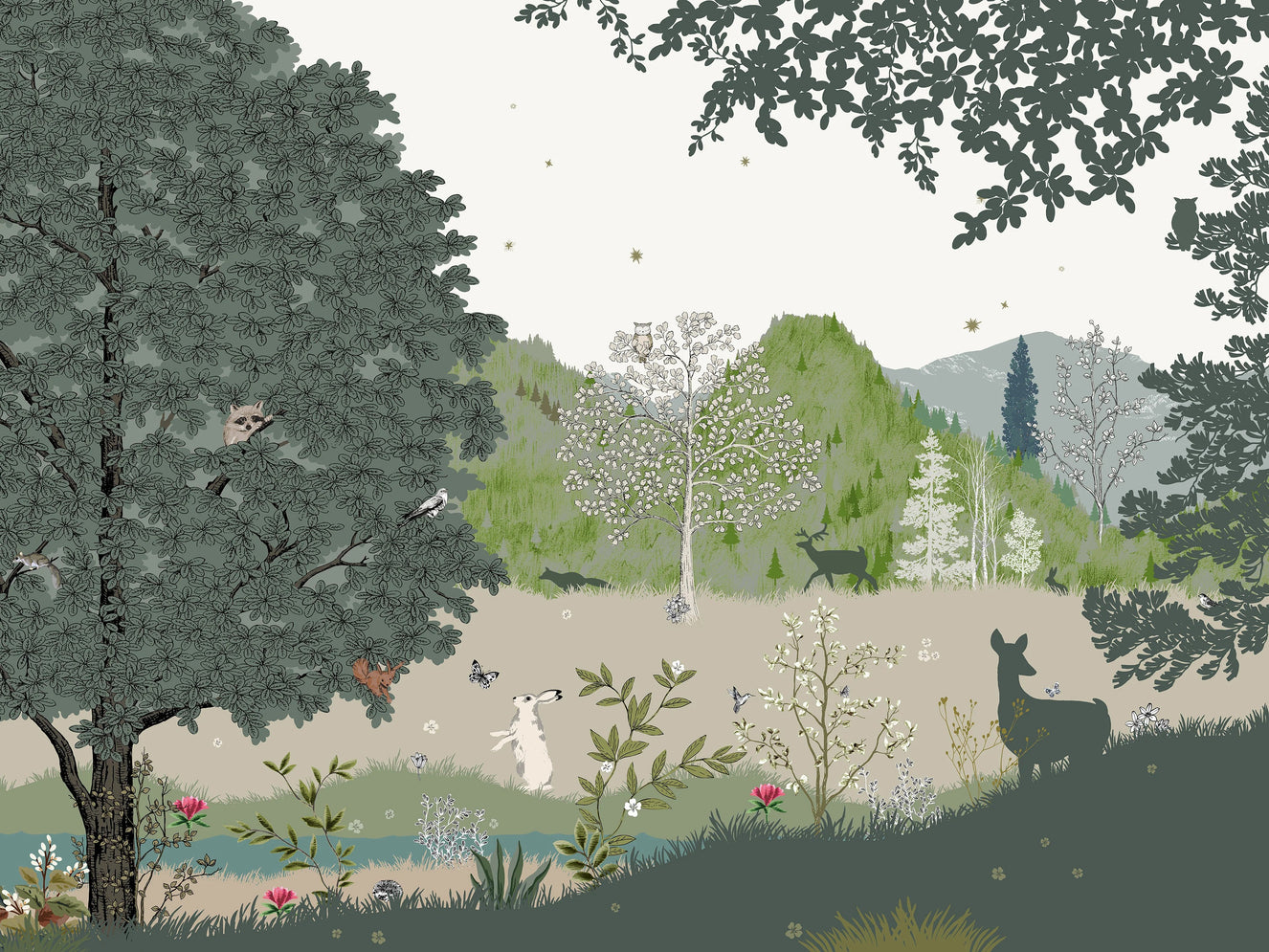 Kids Jungle Wallpaper Mural