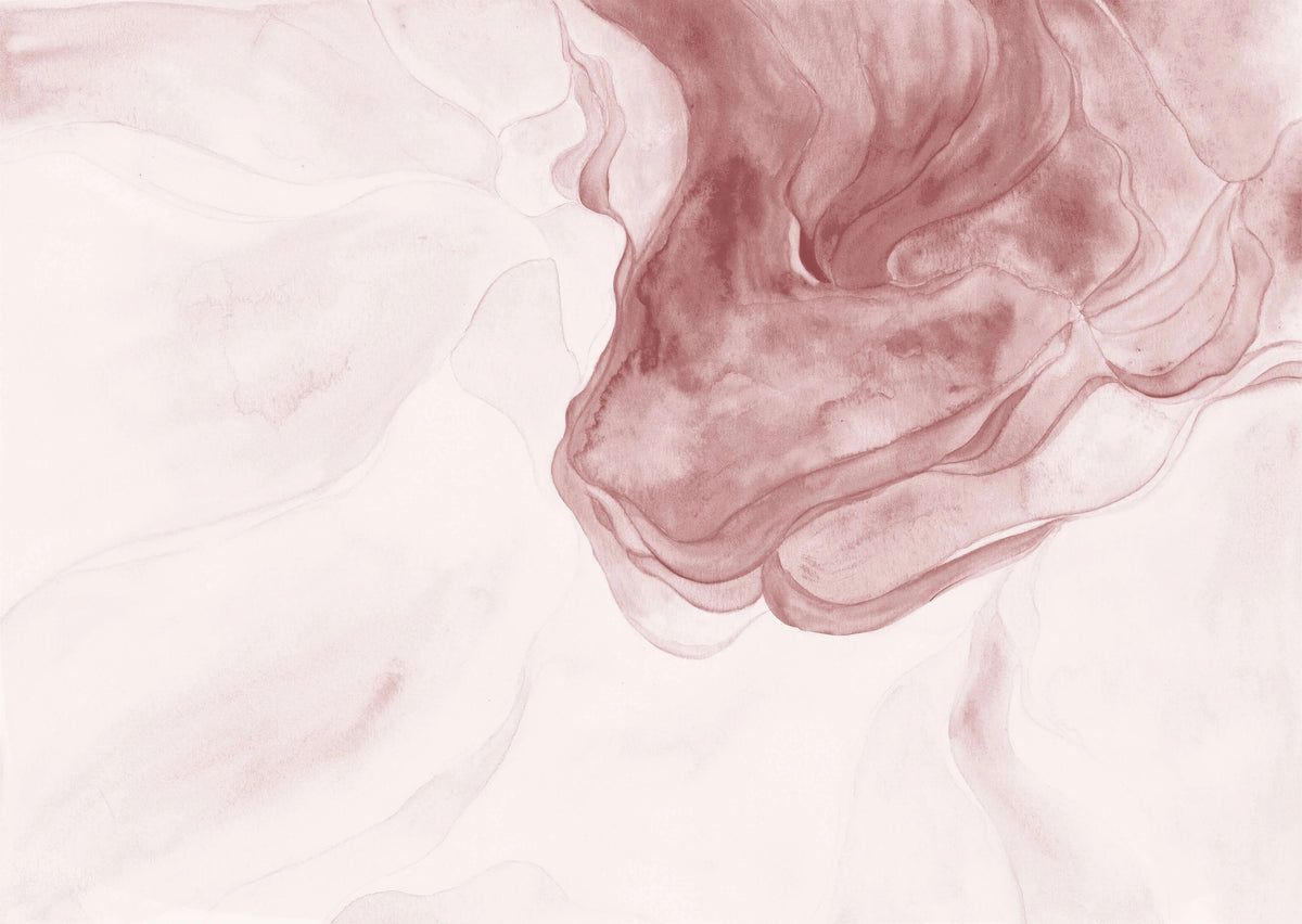 Brown Watercolor Abstract Wallpaper in your room — zoomed