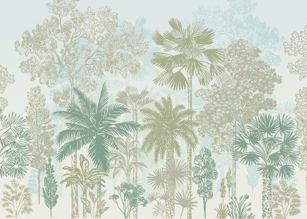 Palm Tree Wallpaper Mural in your room