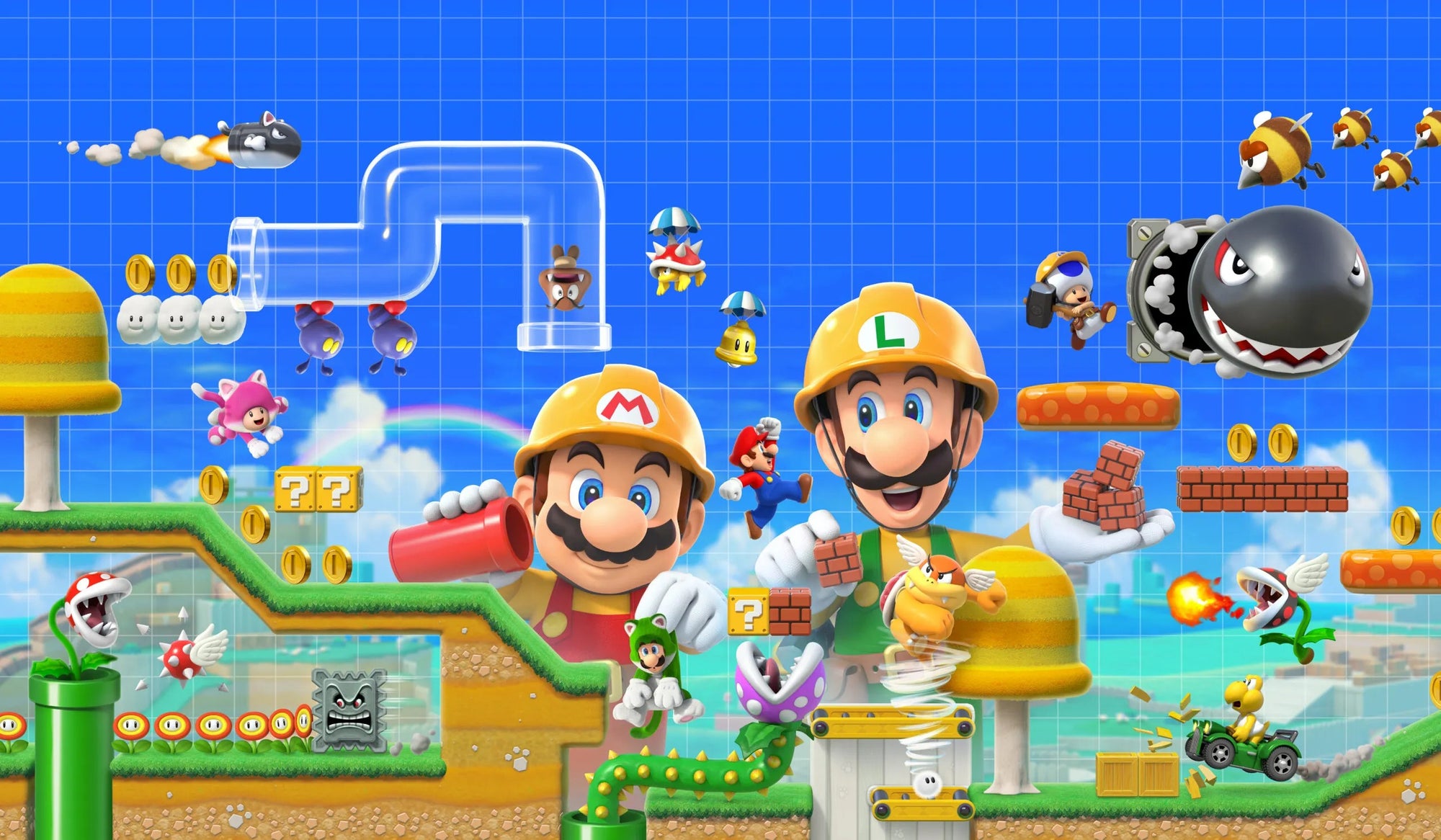 Super Mario Bros Kids Wallpaper