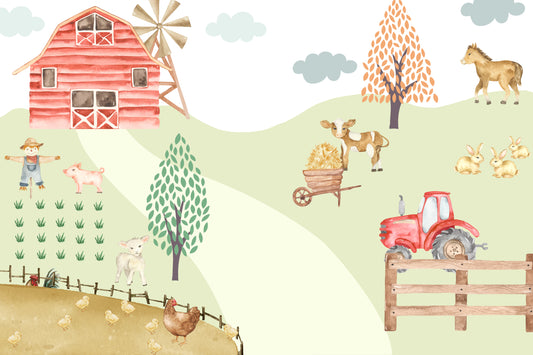 Farmyard Fun Wallpaper