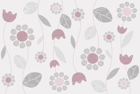 Lavender Petals Abstract Wallpaper