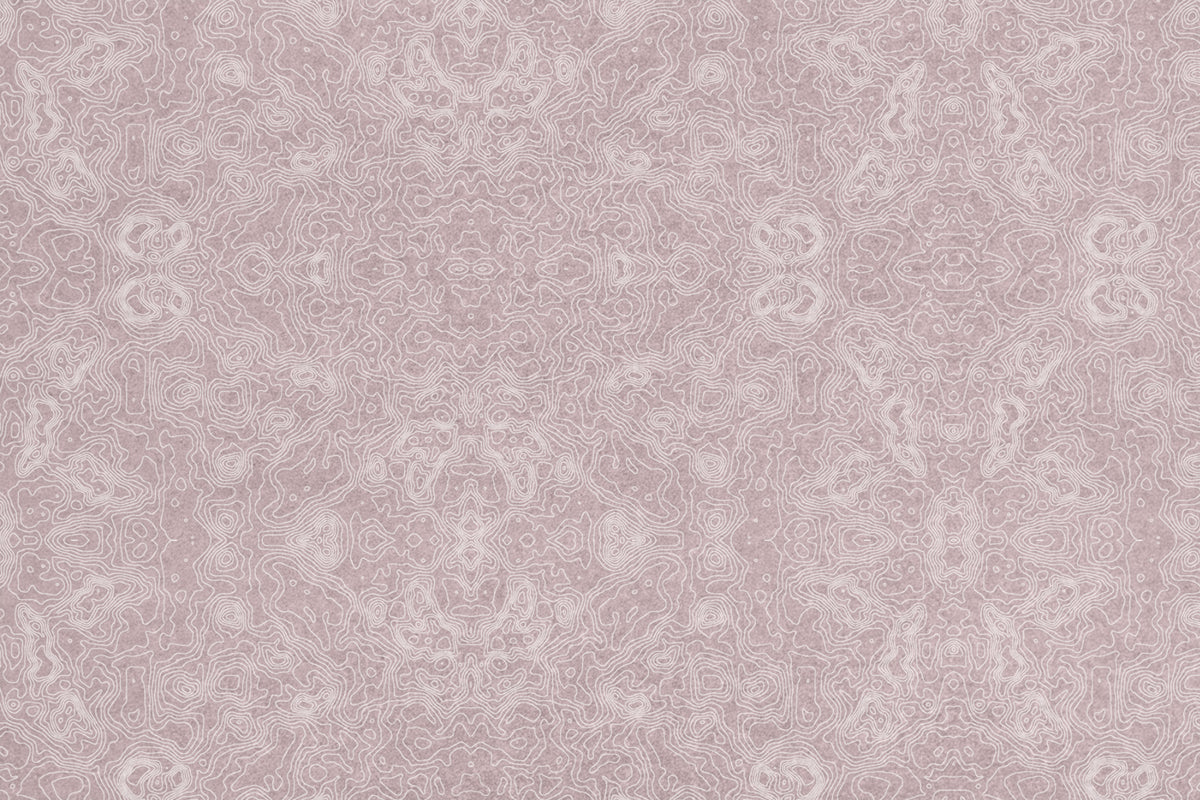 Chaotic Curves Design Wallpaper - Mauve in your room