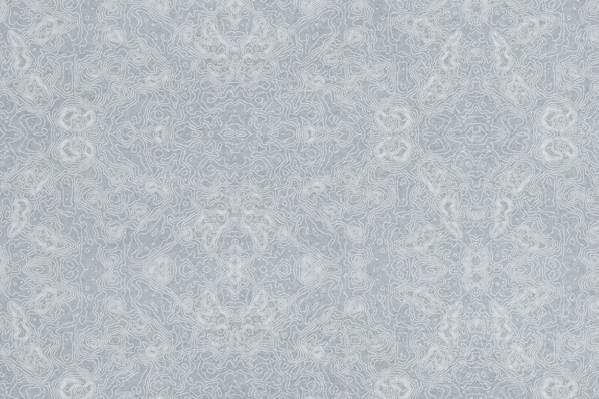 Chaotic Curves Design Wallpaper - Blue in your room — zoomed