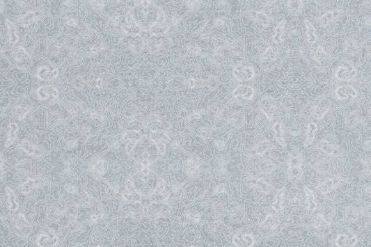 Chaotic Curves Design Wallpaper - Blue
