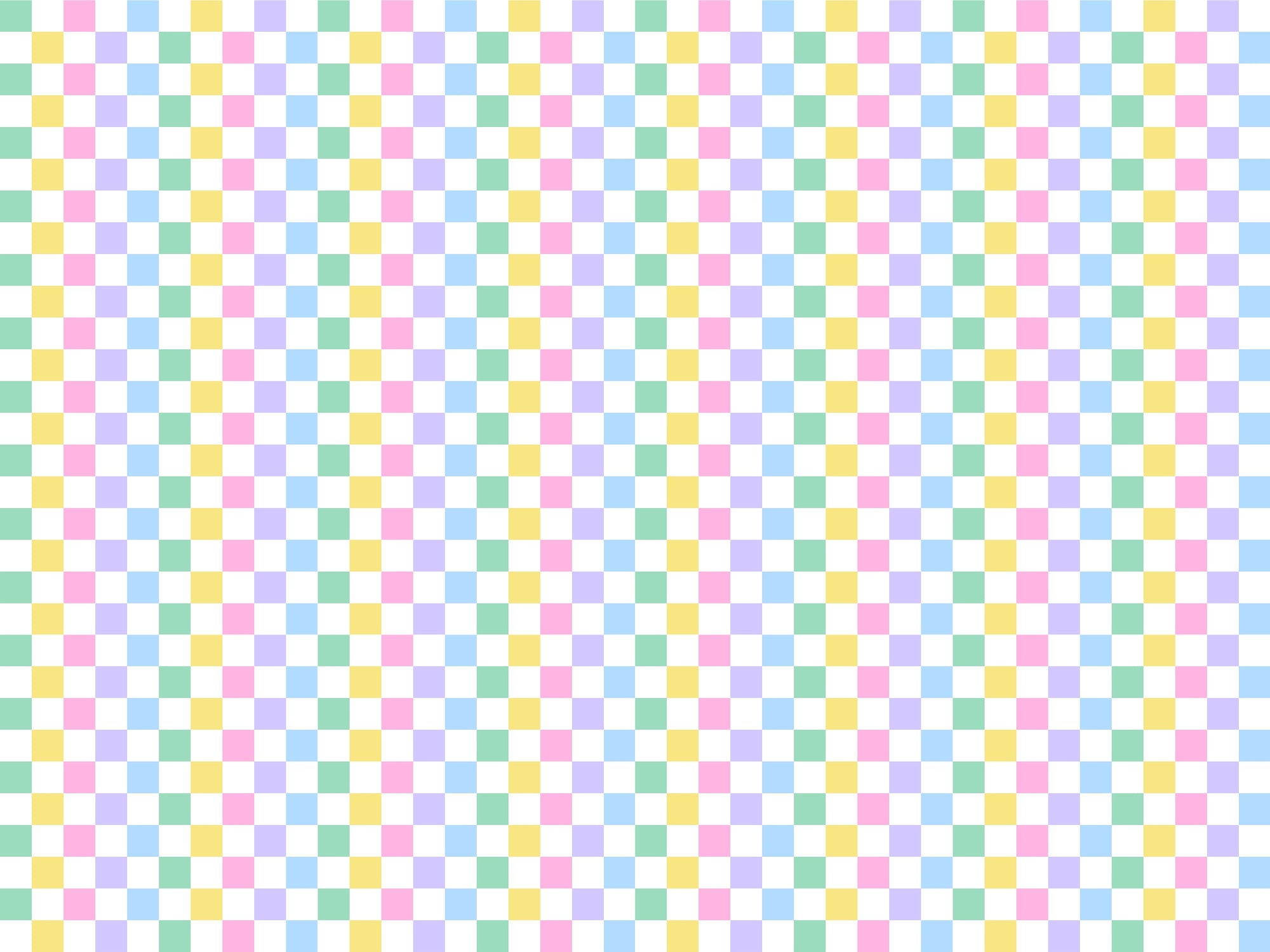 Colorful Checkerboard Pattern Wallpaper