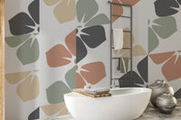Abstract Foliage Wall Mural - Giffywalls