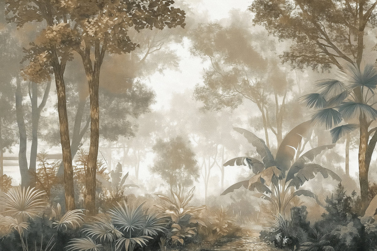 Vintage Forest Wall Mural in your room