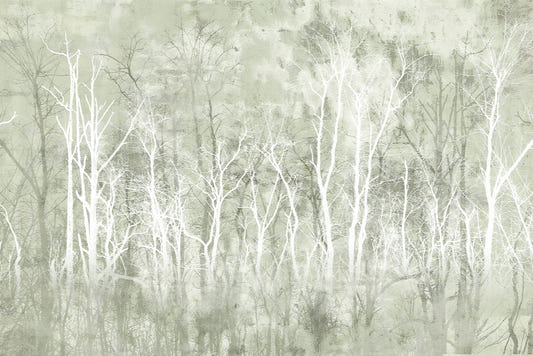 Mystic Green Forest Wall Mural