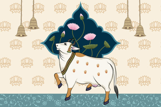 Traditional Hindu Cultural Wall Mural