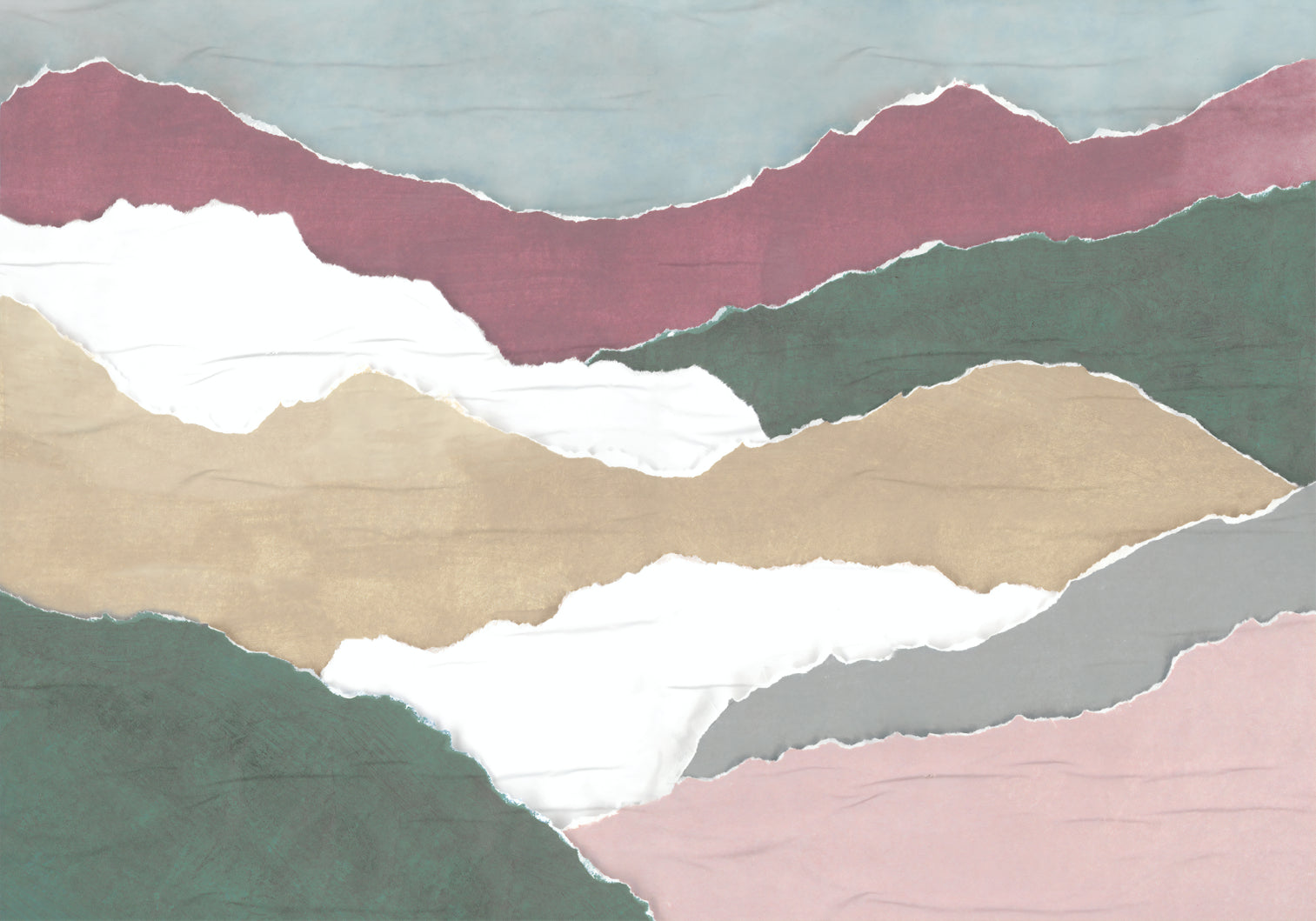 Abstract Torn Paper Wallpaper