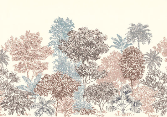Vintage Tropical Forest Wall Mural