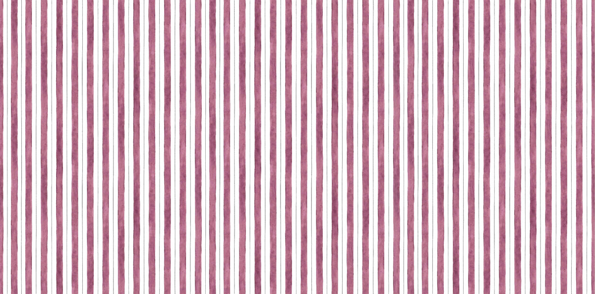 Maroon Bold Striped Wallpaper in your room
