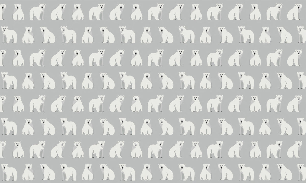 Polar Trio Arctic Bear Wallpaper in your room