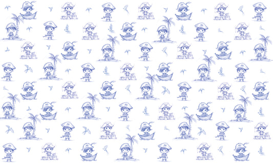Charming Buccaneers Pirate Wallpaper