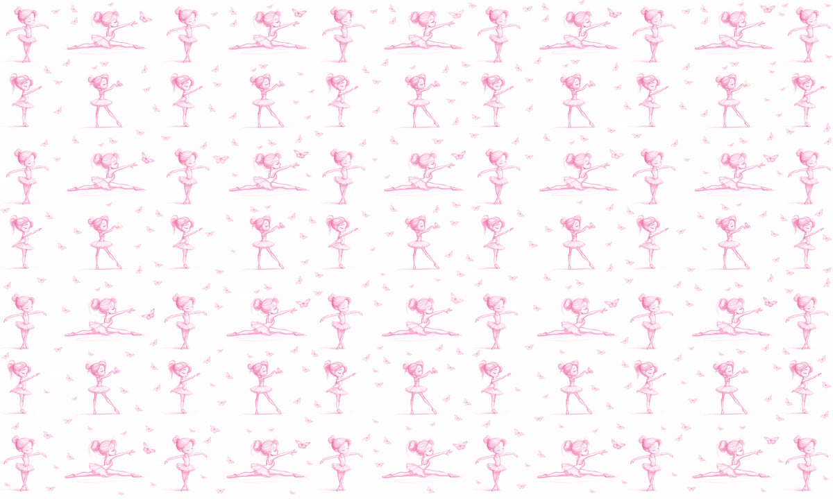 Delicate Dance Ballet Wallpaper in your room