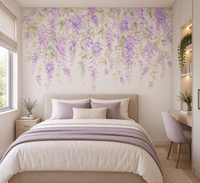 Spring Wisteria Canopy Wall Mural