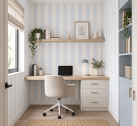 Classic Pastel Vertical Stripe Wallpaper⁠