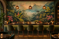 Jungle Bloom Wall Mural