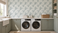 Muted Sage Botanical Sprigs Wallpaper⁠