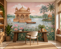 The Lotus Lake Palace Wall Mural -RJM03