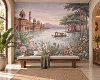 The Palace of Serene Waters Wall Mural-RJM04