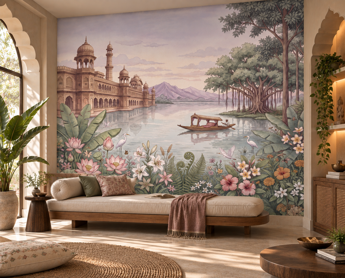 The Palace of Serene Waters Wall Mural-RJM04