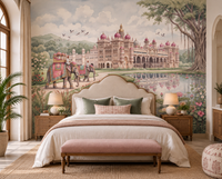 The Maharaja’s Lotus Garden Wall Mural - RJM06