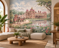 The Maharaja’s Lotus Garden Wall Mural - RJM06