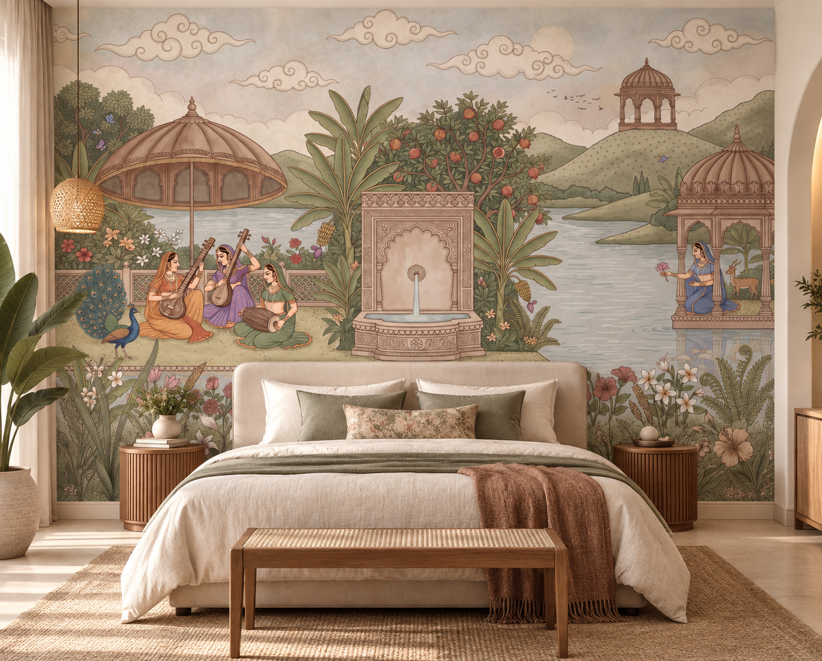 The Enchanted Garden of Raag Wall Mural-RJM08