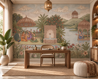The Enchanted Garden of Raag Wall Mural-RJM08