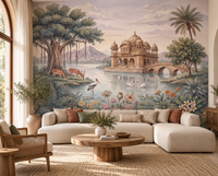 The Enchanted Lake Palace Wall Mural-RJM09