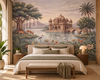 The Enchanted Lake Palace Wall Mural-RJM09