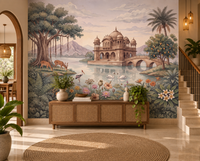 The Enchanted Lake Palace Wall Mural-RJM09