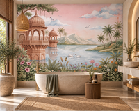 The Swan Lake Pavilion Wall Mural-RJM10