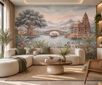 Celestial Palace Garden Wall Mural-RJM16