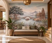 Celestial Palace Garden Wall Mural-RJM16