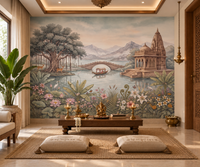 Celestial Palace Garden Wall Mural-RJM16