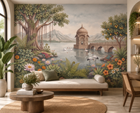 The Royal Banyan Garden Wall Mural-RJM18