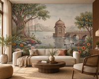 The Royal Banyan Garden Wall Mural-RJM18