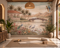 Jheel Kinara Wall Mural-RJM19
