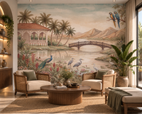 Jheel Kinara Wall Mural-RJM19