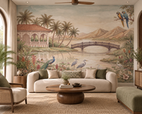 Jheel Kinara Wall Mural-RJM19