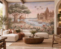 Pavitra Sarovar Wall Mural-RJM21