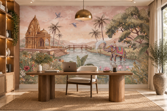 Gaja Ghat Wall Mural-RJM24